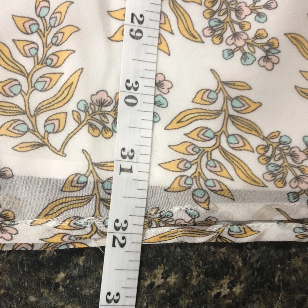 Loft lined print skirt with pockets xl 16 - Picture 6 of 9